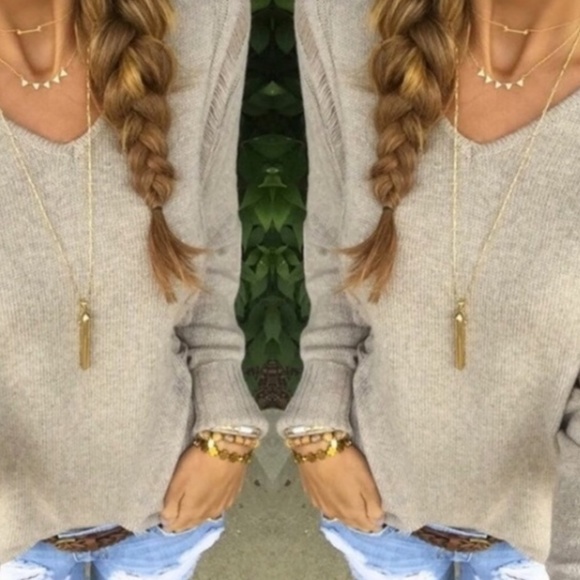 Stella & Dot | Retired⚡️GOLD⭐️✨Rebel Pendant Necklace - Picture 2 of 8